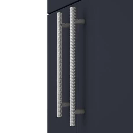 Arezzo Floor Standing Vanity Unit - Matt Blue - 500mm with Industrial Style Chrome Handles Arezzo Floor Standing Vanity Unit - Matt Blue - 500mm With Industrial Style Chrome Handles -Arezzo shop AZB5FSVCHIS d2 460