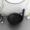 Arezzo 400mm Matt Black Round Counter Top Basin -Arezzo shop AZB6015 p
