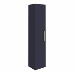 Arezzo Blue Floor Standing Vanity Unit, Tall Cabinet + Toilet Pack With Brass Handles -Arezzo shop AZBBFSP1 n6a 460