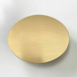 Arezzo Brushed Brass Curved Overflow Insert And Pop-Up Waste Cover -Arezzo shop AZBBOFD1 d2 460 1