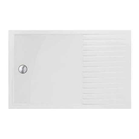 Arezzo Matt Black 1400 x 900 Grey Tinted Glass Wet Room (inc. Screen, Side Panel + Tray) Arezzo Matt Black 1400 X 900 Grey Tinted Glass Wet Room (inc. Screen, Side Panel + Tray) -Arezzo shop AZBGTG1 detail1 460