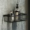 Arezzo Matt Black 300mm Wire Shower Basket 2 Arezzo Matt Black 300mm Wire Shower Basket -Arezzo shop AZBLK29 n p