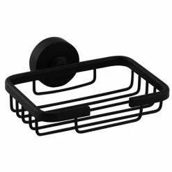 Arezzo Round Matt Black 4-Piece Bathroom Accessory Pack -Arezzo shop AZBRDAC d3 460
