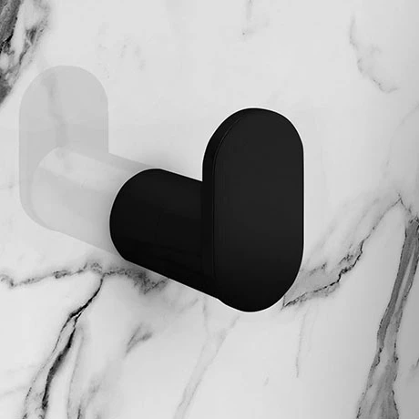 Arezzo Matt Black Robe Hook Arezzo Matt Black Robe Hook -Arezzo shop AZBRK np