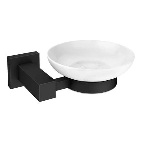 Arezzo Square Matt Black 4-Piece Bathroom Accessory Pack Arezzo Square Matt Black 4-Piece Bathroom Accessory Pack -Arezzo shop AZBSQAC d3 460