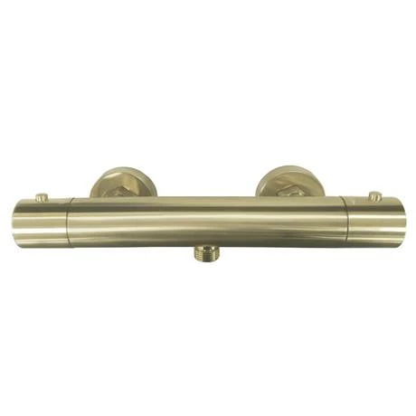 Arezzo Brushed Brass Round Bar Shower Valve incl. Slide Rail Kit with Pencil Handset Arezzo Brushed Brass Round Bar Shower Valve Incl. Slide Rail Kit With Pencil Handset -Arezzo shop AZBVP80BB d2 460