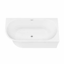 Arezzo 1500 X 750 Modern Curved Corner Bath -Arezzo shop AZC15 n d2 460
