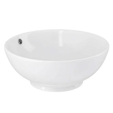 Arezzo Floating Basin Shelf with Drawer - Matt White - 600mm inc. Round Basin Arezzo Floating Basin Shelf With Drawer - Matt White - 600mm Inc. Round Basin -Arezzo shop AZCTWHT6B4 d2 460