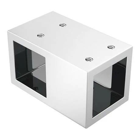 Arezzo 1600 x 800 Fluted Glass Chrome Walk In Enclosure (inc. Main Screen, Side Panel + Tray) Arezzo 1600 X 800 Fluted Glass Chrome Walk In Enclosure (inc. Main Screen, Side Panel + Tray) -Arezzo shop AZFCHB168E d7 460