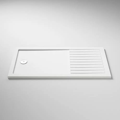 Arezzo 1400 x 900 Fluted Glass Matt Black Walk In Enclosure (inc. Main Screen, Side Panel + Tray) Arezzo 1400 X 900 Fluted Glass Matt Black Walk In Enclosure (inc. Main Screen, Side Panel + Tray) -Arezzo shop AZFGMB149E d3 460 1