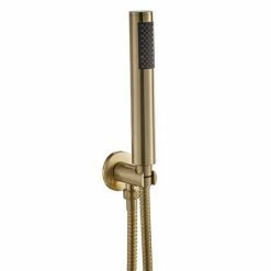 Arezzo Fluted Brushed Brass Round Thermostatic Shower Pack With Head + Handset 6 Arezzo Fluted Brushed Brass Round Thermostatic Shower Pack With Head + Handset -Arezzo shop AZFR2BBPK d3a 460