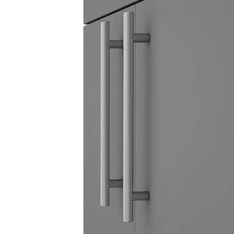 Arezzo Floor Standing Countertop Vanity Unit - Matt Grey - 600mm with Industrial Style Chrome Handles Arezzo Floor Standing Countertop Vanity Unit - Matt Grey - 600mm With Industrial Style Chrome Handles -Arezzo shop AZG6FSWCHIS d1 460