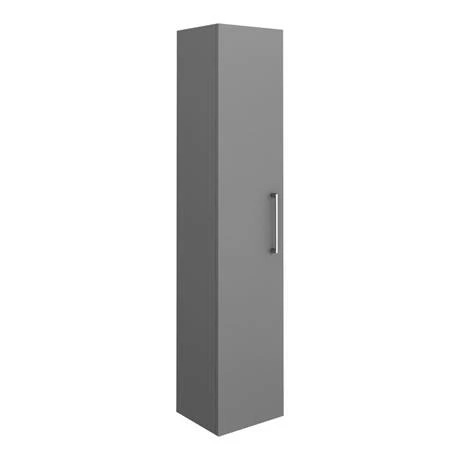 Arezzo Grey Floor Standing Vanity Unit, Tall Cabinet + Toilet Pack with Chrome Handles Arezzo Grey Floor Standing Vanity Unit, Tall Cabinet + Toilet Pack With Chrome Handles -Arezzo shop AZGCHFSP1 d6 460