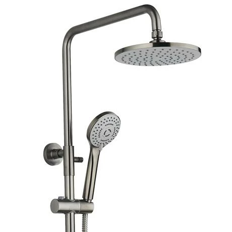Arezzo Round Thermostatic Shower - Gunmetal Grey Arezzo Round Thermostatic Shower - Gunmetal Grey -Arezzo shop AZGMRD3 n d1 460