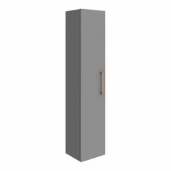 Arezzo Grey Floor Standing Vanity Unit, Tall Cabinet + Toilet Pack With Rose Gold Handles -Arezzo shop AZGRGFSP1 ND6 460