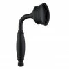 Arezzo Traditional Shower Handset - Matt Black -Arezzo shop AZHS1MB lrg 670