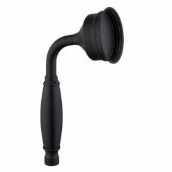 Arezzo Traditional Shower Handset - Matt Black