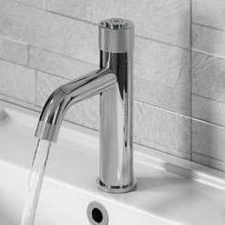 Arezzo Chrome Industrial Style 1-Touch Basin Tap