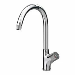 Arezzo Chrome Industrial Style 1-Touch Kitchen Mixer Tap -Arezzo shop AZIS2KTCP n d2 460