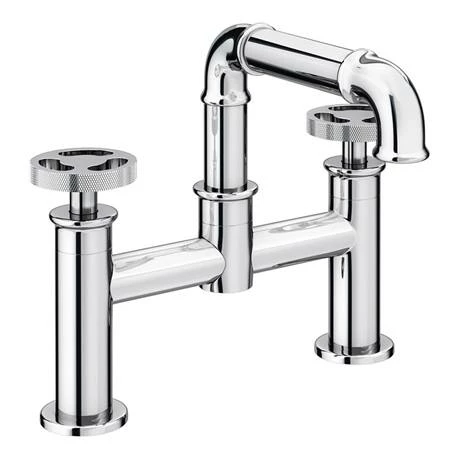 Arezzo Chrome Industrial Style Bath Filler Arezzo Chrome Industrial Style Bath Filler -Arezzo shop AZISCH03 d2 460
