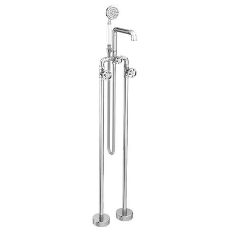 Arezzo Chrome Industrial Style Freestanding Bath Shower Mixer Tap Arezzo Chrome Industrial Style Freestanding Bath Shower Mixer Tap -Arezzo shop AZISCH05 n d2 460