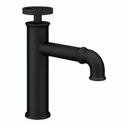 Arezzo Matt Black Industrial Style Mono Basin Mixer