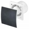 Arezzo 100mm Turbo Extractor Fan - Humidistat - Graphite 1 Arezzo 100mm Turbo Extractor Fan - Humidistat - Graphite -Arezzo shop AZKWS1GR p 1