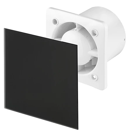 Arezzo 100mm Silent Extractor Fan - Standard - Black Glass Arezzo 100mm Silent Extractor Fan - Standard - Black Glass -Arezzo shop AZKWS1MB prod 3
