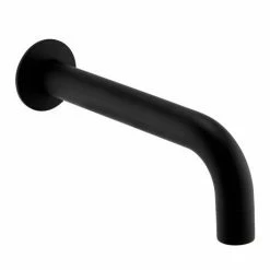 Arezzo Matt Black Round Concealed Manual Valve + Bath Spout -Arezzo shop AZMBWBF d2 460