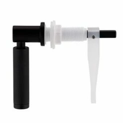 Arezzo Wall Hung Countertop Basin Unit With Toilet - Pink With Industrial Style Black Handle 7 Arezzo Wall Hung Countertop Basin Unit With Toilet - Pink With Industrial Style Black Handle -Arezzo shop AZPK6CTBS d5 460