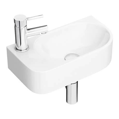 Arezzo Round Cloakroom Suite (Toilet + Basin) Arezzo Round Cloakroom Suite (Toilet + Basin) -Arezzo shop AZRDCS d3 460