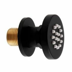 Arezzo Matt Black Round Concealed Triple Shower Valve With Diverter, Handset, Fixed Shower Head + 4 Body Jets 4 Arezzo Matt Black Round Concealed Triple Shower Valve With Diverter, Handset, Fixed Shower Head + 4 Body Jets -Arezzo shop AZRDSV38HB d3 460
