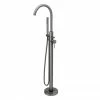 Arezzo Gunmetal Grey Freestanding Bath Tap With Shower Mixer -Arezzo shop AZRGMFST nw p