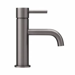 Arezzo Round Gunmetal Grey Basin Mono Mixer Tap -Arezzo shop AZRGMT d2 460