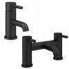 Arezzo Round Matt Black Tap Package (Bath + Basin Tap) 1 Arezzo Round Matt Black Tap Package (Bath + Basin Tap) -Arezzo shop AZRTPK p