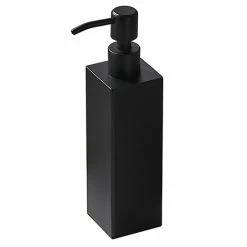 Arezzo Freestanding Square Soap Dispenser Matt Black