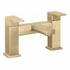 Arezzo Square Brushed Brass Bath Filler Tap -Arezzo shop AZSQBFBB l 670