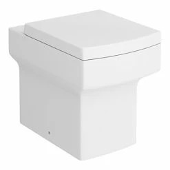 Arezzo Square Back To Wall Pan + Soft Close Seat