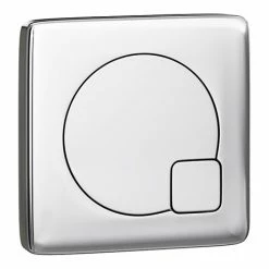 Arezzo Modern Chrome Square Flush Plate - 70 X 70mm