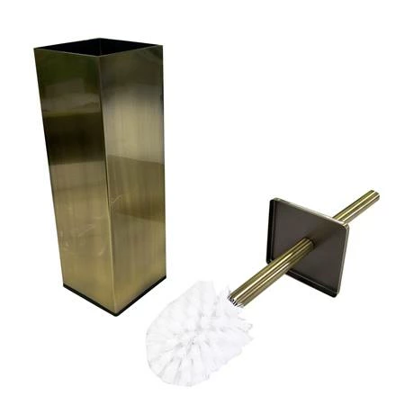 Arezzo Square Toilet Brush Antique Brass Arezzo Square Toilet Brush Antique Brass -Arezzo shop AZSQTBAB d1 460