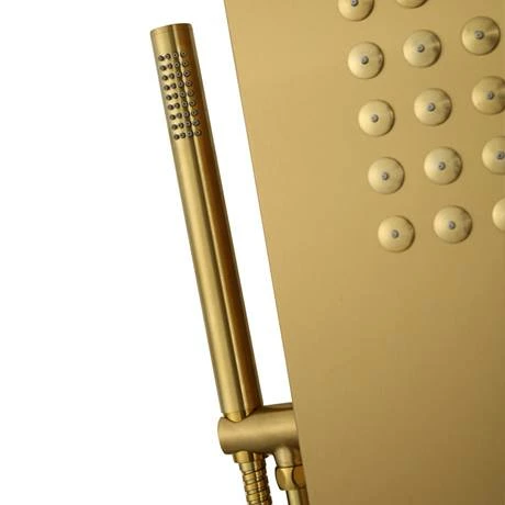 Arezzo Shower Tower Panel - Brushed Brass (Thermostatic) Arezzo Shower Tower Panel - Brushed Brass (Thermostatic) -Arezzo shop AZSTP5 BB d2 460