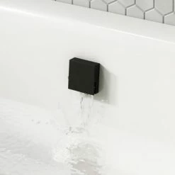 Arezzo Matt Black Square Concealed Thermostatic Shower Valve W. Handset + Freeflow Bath Filler 4 Arezzo Matt Black Square Concealed Thermostatic Shower Valve W. Handset + Freeflow Bath Filler -Arezzo shop AZSVHMBFSQ d2 460