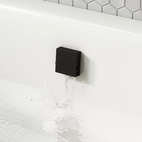Arezzo Matt Black Square Concealed Thermostatic Shower Valve w. Handset + Freeflow Bath Filler Arezzo Matt Black Square Concealed Thermostatic Shower Valve W. Handset + Freeflow Bath Filler -Arezzo shop AZSVHMBFSQ d2 460