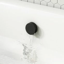 Arezzo Matt Black Round Concealed Thermostatic Shower Valve W. Handset + Freeflow Bath Filler 4 Arezzo Matt Black Round Concealed Thermostatic Shower Valve W. Handset + Freeflow Bath Filler -Arezzo shop AZSVHMBF d2 460