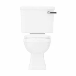 Arezzo Traditional Toilet With Chrome + Matt Black Lever 6 Arezzo Traditional Toilet With Chrome + Matt Black Lever -Arezzo shop AZTCC CB d6 460