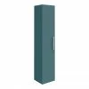 Arezzo Wall Hung Tall Storage Cabinet - Matt Teal Green - With Industrial Style Chrome Handle 2 Arezzo Wall Hung Tall Storage Cabinet - Matt Teal Green - With Industrial Style Chrome Handle -Arezzo shop AZTG14WHCCHIS p
