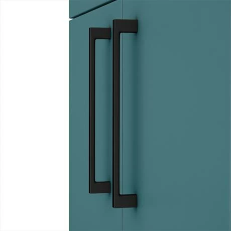 Arezzo 500 Matt Green Floor Standing Vanity Unit with Matt Black Handles Arezzo 500 Matt Green Floor Standing Vanity Unit With Matt Black Handles -Arezzo shop AZTG5FSVMB d2 460