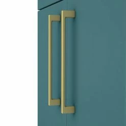 Arezzo 600 Matt Green Floor Standing Vanity Unit With Brushed Brass Handles -Arezzo shop AZTG6FSVBB d2 460