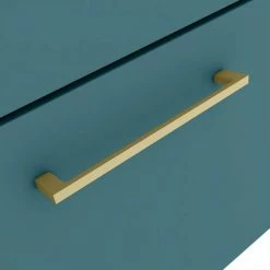 Arezzo Wall Hung Vanity Unit - Matt Green - 800mm With Brushed Brass Handle 4 Arezzo Wall Hung Vanity Unit - Matt Green - 800mm With Brushed Brass Handle -Arezzo shop AZTG8WHVBB d2 460