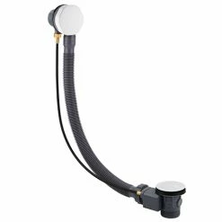 Arezzo Matt White Bath Pop-up Waste & Overflow